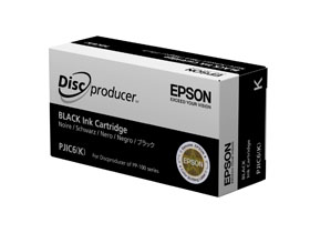 EPSON, PJIC6-K, CONSUMABLES, BLACK INK CARTRIDGE FOR DISCPRODUCER